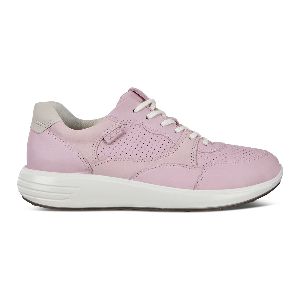 ECCO Womens Sneakers Pink - Soft 7 Runner - OMA-931648